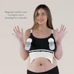 Bravado Designs  Clip and Pump Hands-Free Nursing Sustainable Bra Accessory, Black