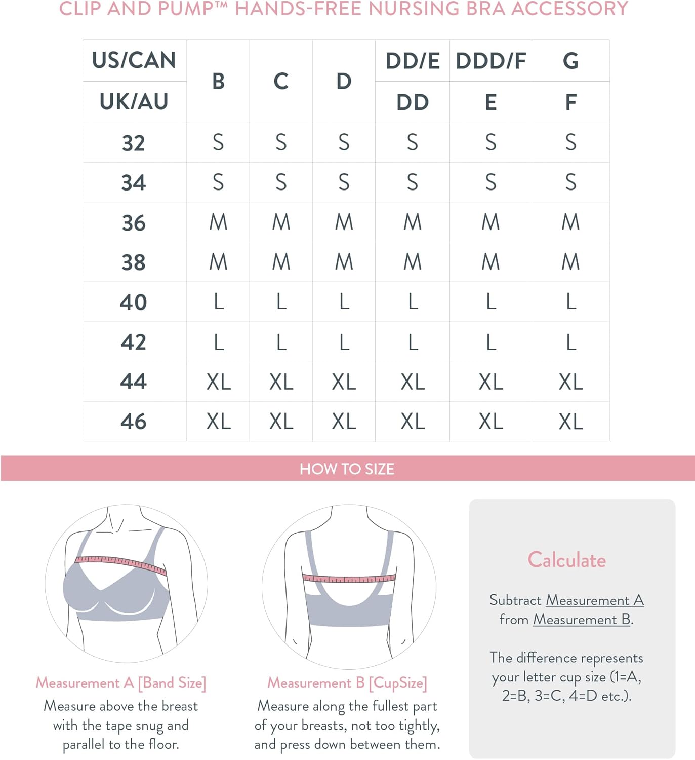 Bravado Designs  Clip and Pump Hands-Free Nursing Sustainable Bra Accessory, Black