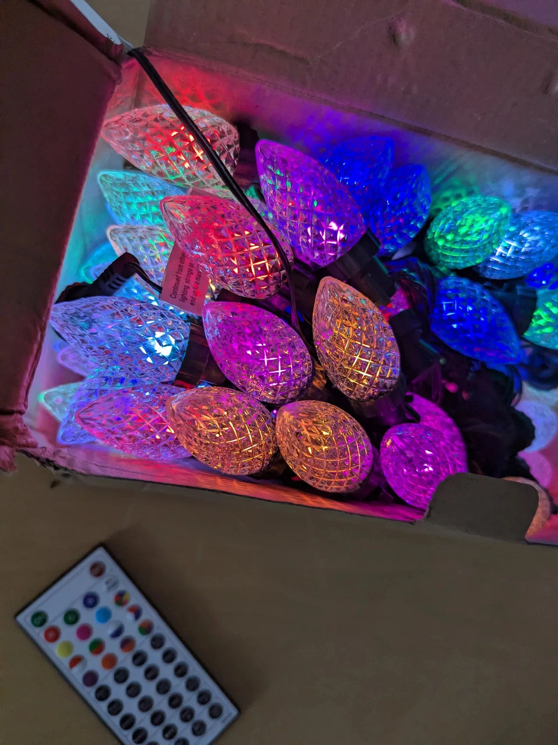 Christmas String Lights, 65FT 100 LED C9 Color Changing