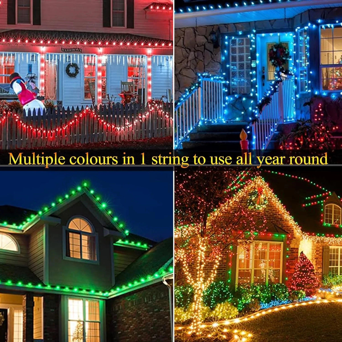 Christmas String Lights, 65FT 100 LED C9 Color Changing