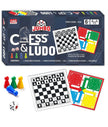 Ankit Toys & Games 2 IN 1 Jumbo Chess & Ludo - Multicolor