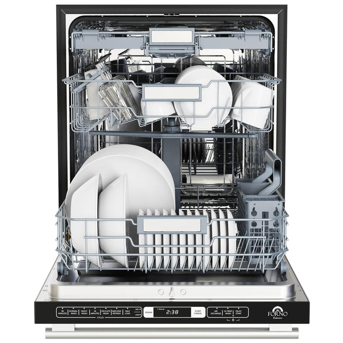 Forno Romano Espresso 24 in. Built-In Tall Tub, Top Control  Dishwasher, 52 dBA, ENERGY STAR