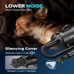 EGFKI Dog Dryer, 5.2HP/ 3800W Pet Grooming High Velocity Force Blower with 4 Nozzles, Adjustable Speed and Temperature Dog Hair Dryers for Grooming
