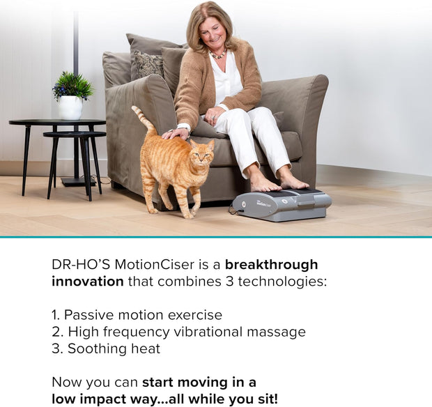 NEW/OPEN BOX DR-HO'S MotionCiser – Passive Leg Exerciser for Circulation & Neuropathy – Helps Relax Tight Muscles, Soothes Neuropathy in Feet and Lower Limbs