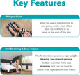 NEW/OPEN BOX DR-HO'S MotionCiser – Passive Leg Exerciser for Circulation & Neuropathy – Helps Relax Tight Muscles, Soothes Neuropathy in Feet and Lower Limbs