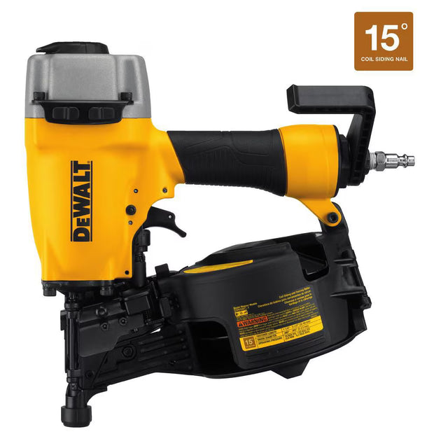 DEWALT 15-Degree Pneumatic Coil Siding Nailer Model # DW66C-1