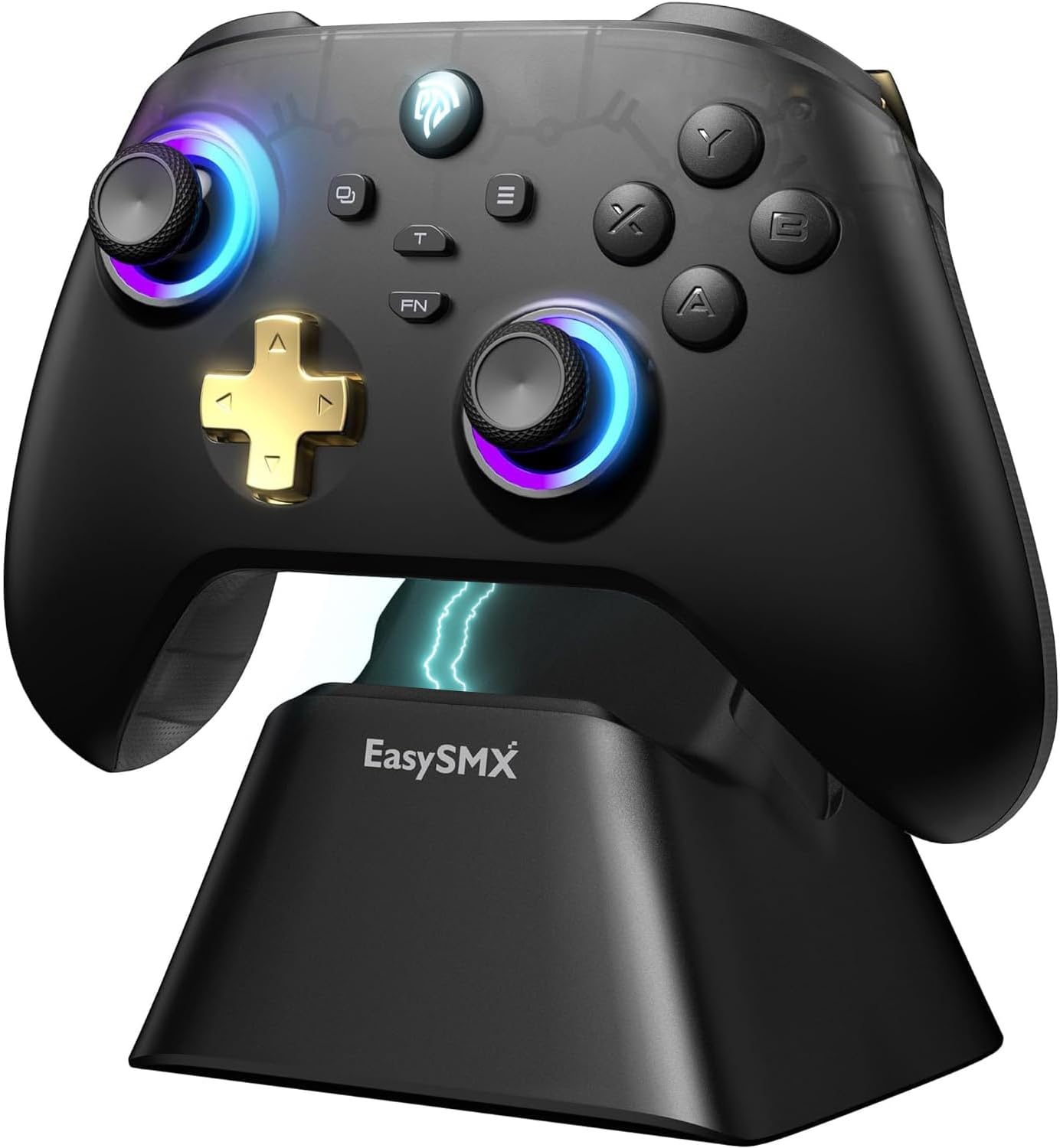 EasySMX D05 PC Controller - Enhanced Wireless Bluetooth Pro Controller with Charging Dock