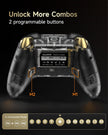 EasySMX D05 PC Controller - Enhanced Wireless Bluetooth Pro Controller with Charging Dock