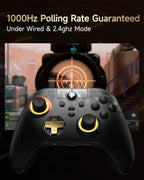 EasySMX D05 PC Controller - Enhanced Wireless Bluetooth Pro Controller with Charging Dock