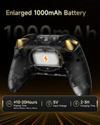 EasySMX D05 PC Controller - Enhanced Wireless Bluetooth Pro Controller with Charging Dock