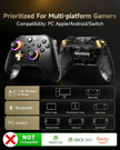 EasySMX D05 PC Controller - Enhanced Wireless Bluetooth Pro Controller with Charging Dock