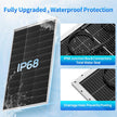 ECO-WORTHY 2Pcs 12V 100W Solar Panel N-Type Bifacial 200W