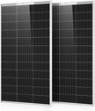 ECO-WORTHY 2Pcs 12V 100W Solar Panel N-Type Bifacial 200W