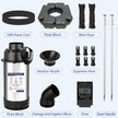 Pond Fountain Aerator 750W -Pond Fountain -1HP 15000 GPH Floating Aerator Pump-100ft Power Cord-2×Metal Ground Stakes-33x2Ft Traction Rope -for Ponds and Lakes
