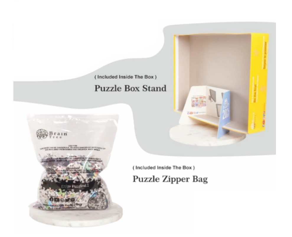 1000 Piece Jigsaw Puzzle by Brain Tree / ASSORTED