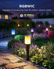 NEW/OPEN BOX Govee Outdoor Cylinder Pathway Lights, 8 Pack, 425 Lumens, IP67 Waterproof | 60+ Preset Scene Modes