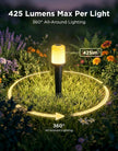 NEW/OPEN BOX Govee Outdoor Cylinder Pathway Lights, 8 Pack, 425 Lumens, IP67 Waterproof | 60+ Preset Scene Modes