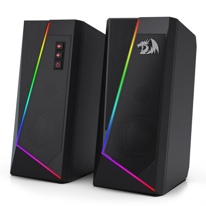 Redragon ANVIL GS520 RGB Stereo Gaming  Speaker, Back