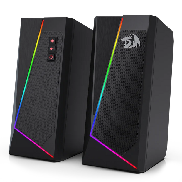 Redragon ANVIL GS520 RGB Stereo Gaming  Speaker, Back