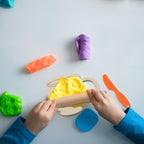 Little Genius Wooden Clay Stamp & Rolling Pins Set, 3 Years & Above, Preschool Toys