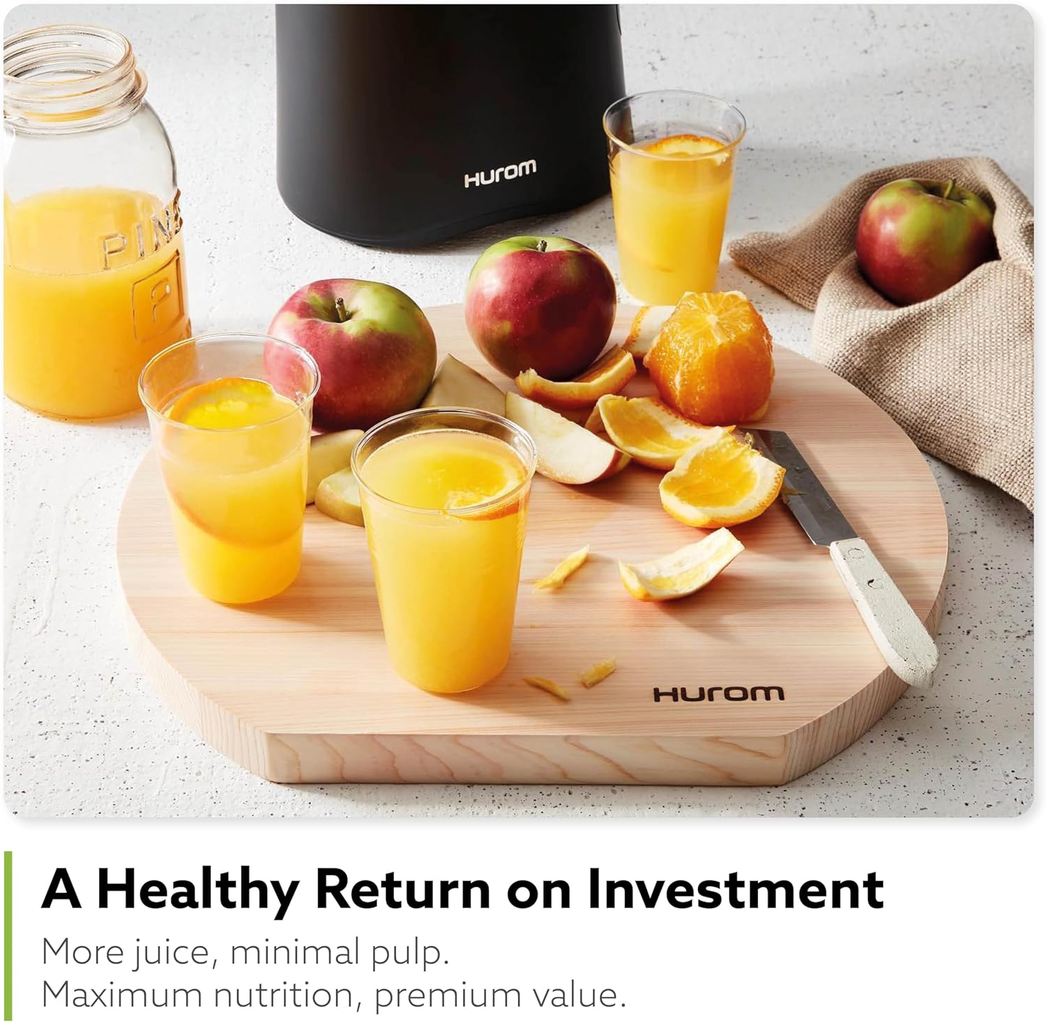 DEMO / Hurom H-AA Slow Juicer, Matte Black