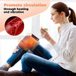 Heated Knee Massager with Vibration, Cordless Heated Knee Brace, Rechargeable 3-in-1 Heating Pad for Knee Elbow Shoulder, 3 Adjustable Intensity & Temperature Levels