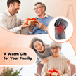 Heated Knee Massager with Vibration, Cordless Heated Knee Brace, Rechargeable 3-in-1 Heating Pad for Knee Elbow Shoulder, 3 Adjustable Intensity & Temperature Levels