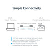 1-Port USB to Serial RS232 Adapter, FTDI DB9 Serial DCE Adapter Cable, Null Modem, USB 2.0 - TAA