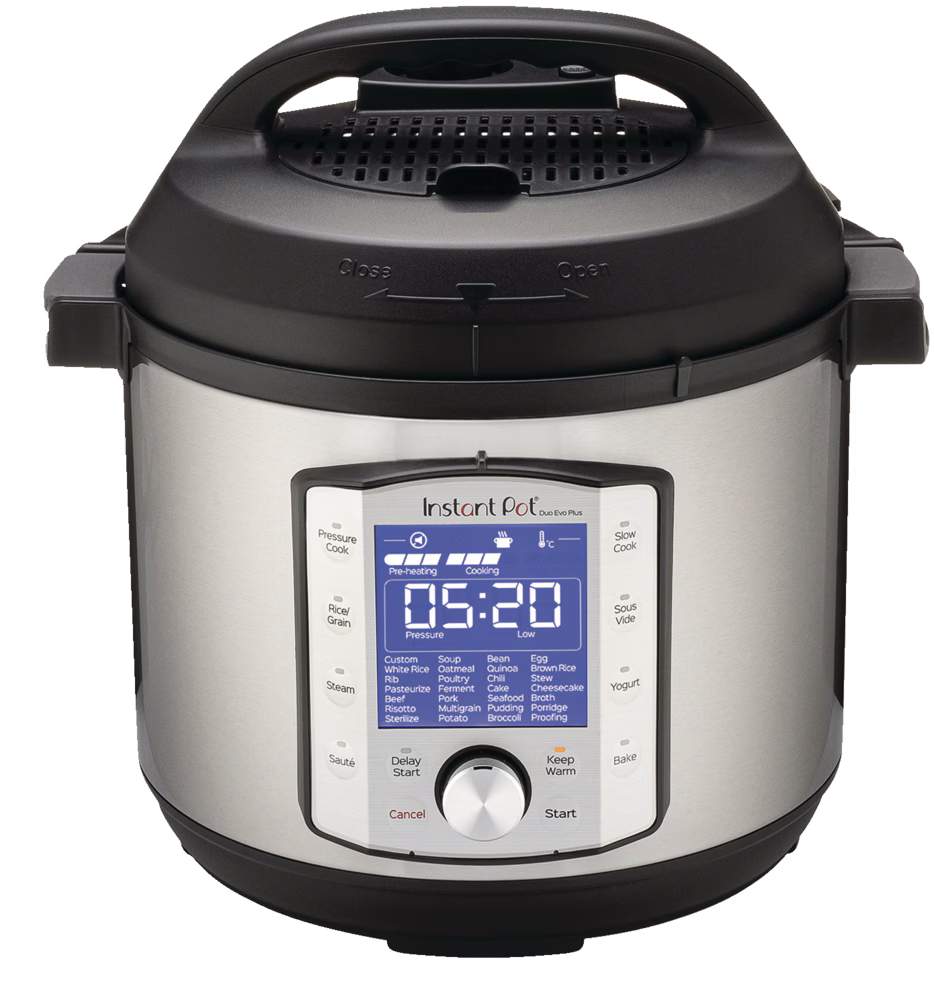 Instant Pot Duo Evo Plus Pressure Cooker, 6-qt