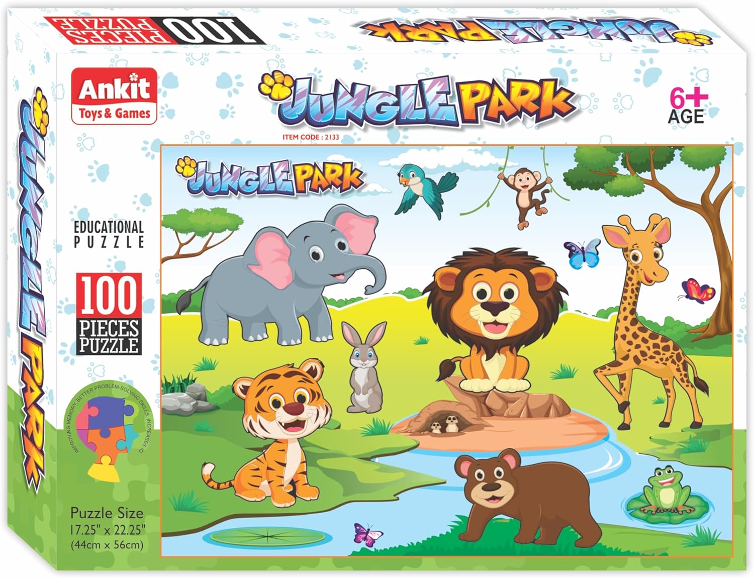 Ankit Toys & Games Global Warming 100-Piece Puzzle for Kids /ASSSORTED
