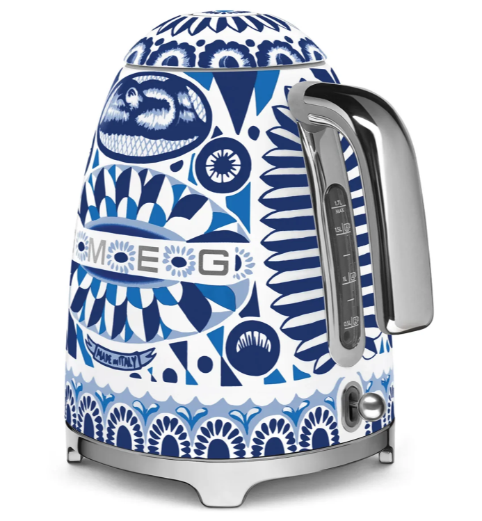 Smeg | 50'S Style Dolce & Gabbana Mediterraneo Fixed Temp Kettle