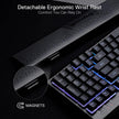 Redragon K515 Shiva RGB Membrane Gaming Keyboard, 98 Keys Mechanical-Feel Keyboard w/Smooth Linear Switch, On-Board Macro & Dedicated Multimedia Keys, Detachable Wrist Rest, Software Supported