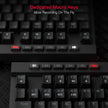 Redragon K580 Vata PRO Wireless RGB Gaming Keyboard, 3-Modes 104 Keys Mechanical Keyboard w/Hot-Swap Socket, Dedicated Media Controls & Onboard Macro Recording, Linear Red Switch