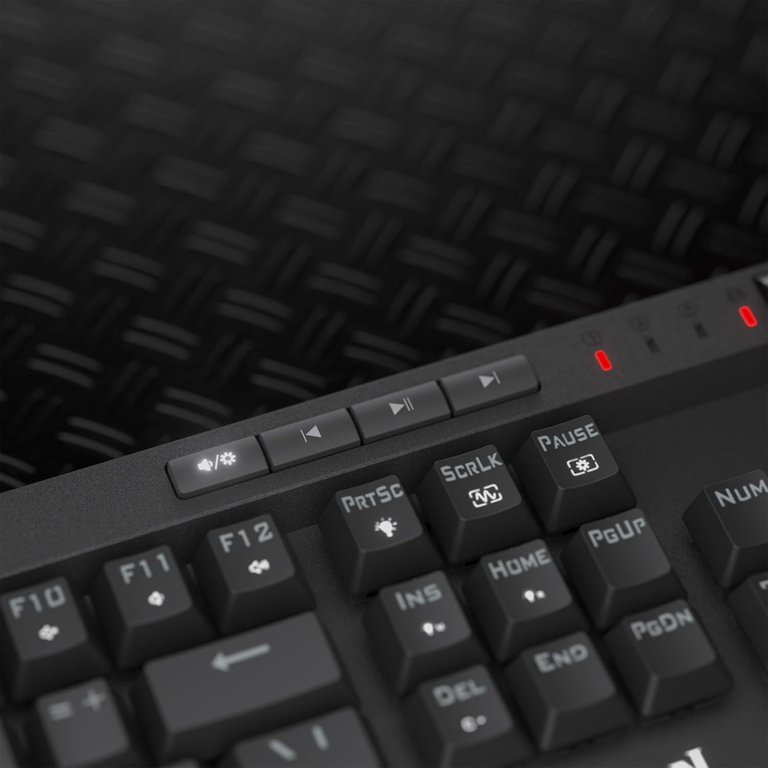 Redragon K580 Vata PRO Wireless RGB Gaming Keyboard, 3-Modes 104 Keys Mechanical Keyboard w/Hot-Swap Socket, Dedicated Media Controls & Onboard Macro Recording, Linear Red Switch