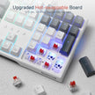 Redragon Trundle K668 RGB Gaming Keyboard, 108 Keys Wired Mechanical Keyboard w/Sound Absorbing Foams, Upgraded Hot-swappable Socket, Mixed Color Keycaps, Red Switch