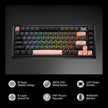 Redragon Eclipse Pro K720 Wireless CNC Gasket Gaming Keyboard w/Hype Screen & Knob, 81 Keys Mechanical Keyboard, Smart 1.14’’ TFT Info Display, 5-Layer Noise Dampening, Custom Linear Switch, Dawn Sakura Color