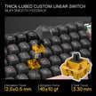 Redragon Eclipse Pro K720 Wireless CNC Gasket Gaming Keyboard w/Hype Screen & Knob, 81 Keys Mechanical Keyboard, Smart 1.14’’ TFT Info Display, 5-Layer Noise Dampening, Custom Linear Switch, Dawn Sakura Color