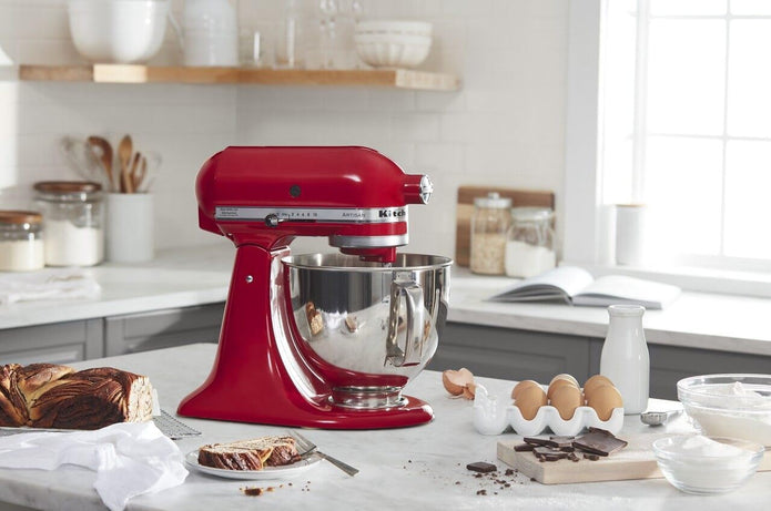 KitchenAid Artisan Series 5-Quart Tilt-Head Stand Mixer, Empire Red, KSM150PSER