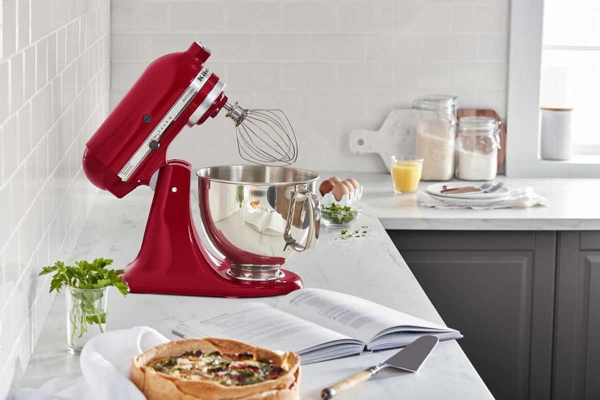 KitchenAid Artisan Series 5-Quart Tilt-Head Stand Mixer, Empire Red, KSM150PSER