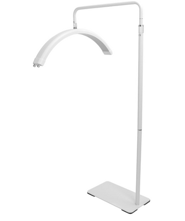 HD-M8X Beauty Salon LED Light, 28 Inch Half Moon Shaped Fill Light, Adjustable Color Temperature
