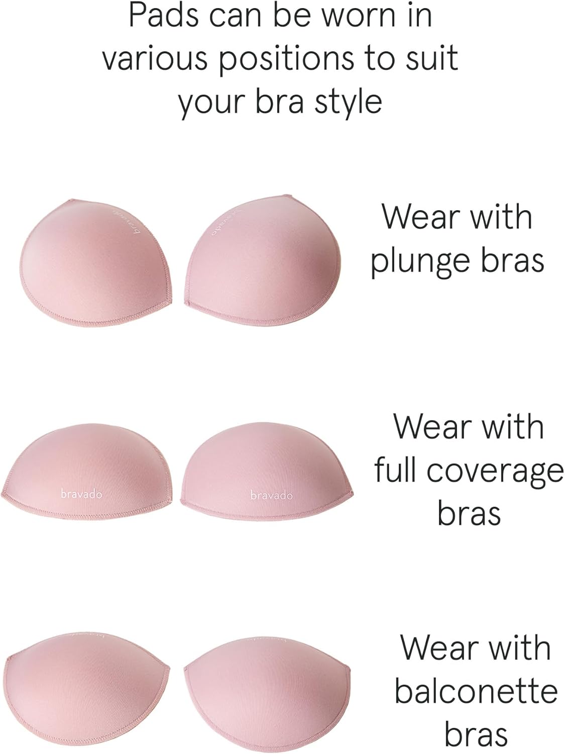 BRAVADO! DESIGNS Reusable Nursing Pads, 2 Pack Leak Resistant Absorbent Washable Breast Pads for Breastfeeding
