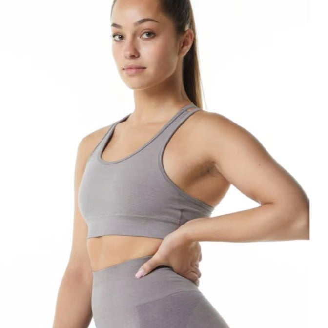 Alphalete Women's REVIVAL BRA -Storm Grey SIZE XXS