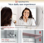 20 x 26 Inch Cabinet, Silver Cabinets for Bathroom with Mirror