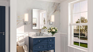 20 x 26 Inch Cabinet, Silver Cabinets for Bathroom with Mirror