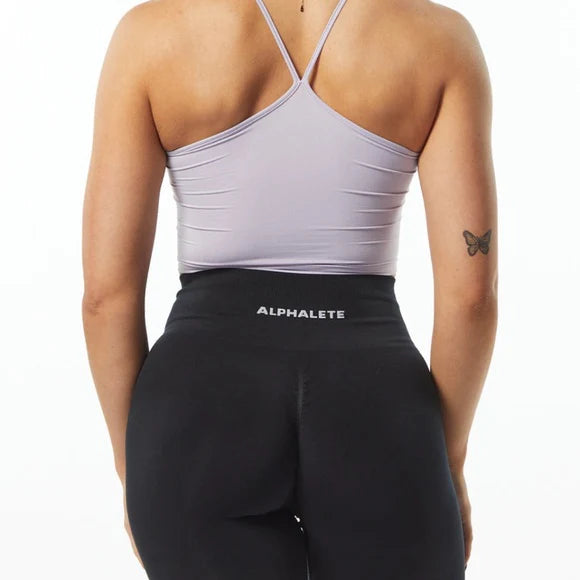 Alphalete Women's Ultrasoft Y - Back Tank -Lilac ,size XXL