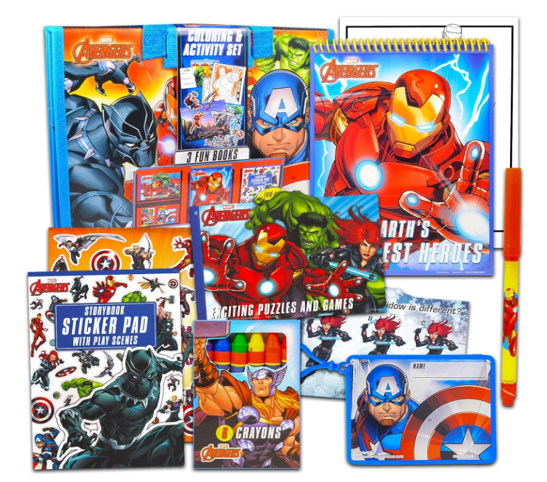 Activity Set - Portfolio Bundle with Coloring Books, Stickers, Games, Puzzles, Drawing and More