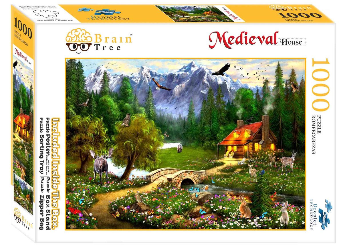 1000 Piece Jigsaw Puzzle with a perfect blend /Brain Tree Games /ASSORTED