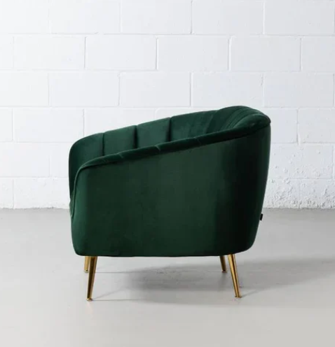 WAZO AUDREY - Green Velvet Chair
