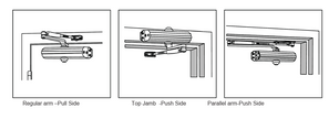 MH-2431 SERIES DOOR CLOSER MEDIUM DUTY RESIDENTIAL &COMMERCIAL USE