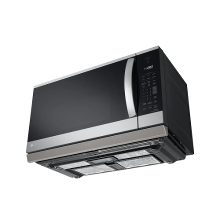LG Electronics 2.1 cu. ft. Wi-Fi Enabled OTR Microwave Oven with ExtendaVent, EasyClean in Stainless Steel